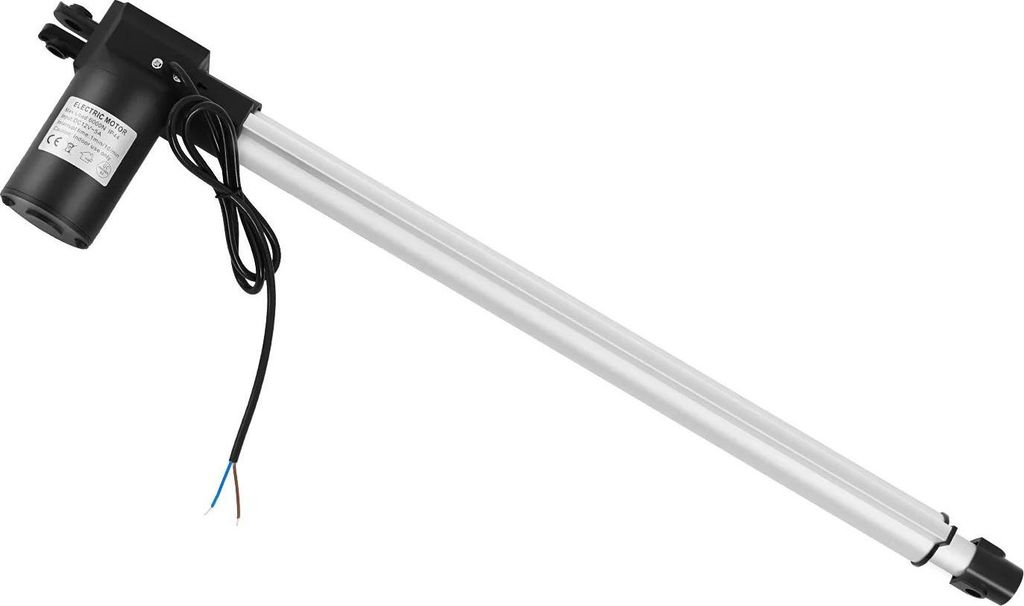 Linearantrieb - Elektrischer Linearaktuator - Hub 500 mm (50,8 cm) - 6000 N - Leise - IP44 - 22 mm - Silber