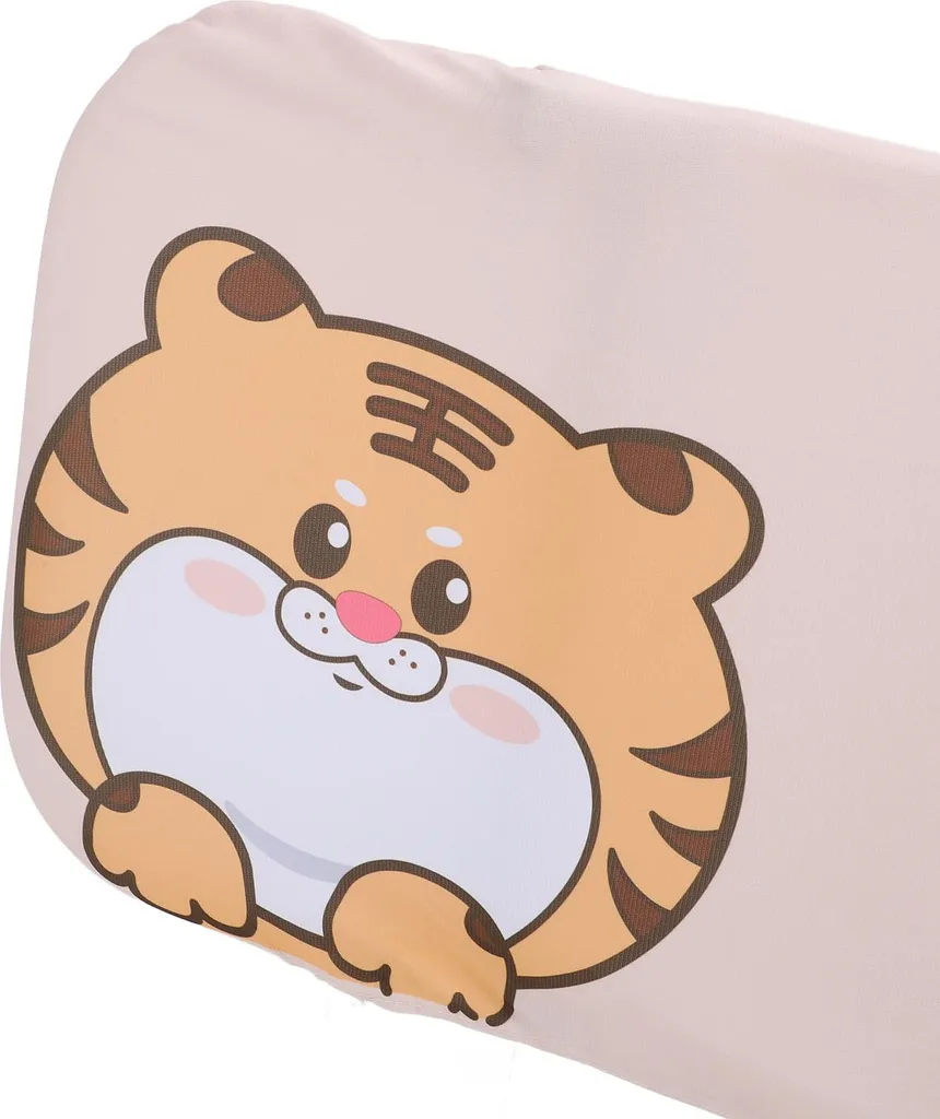Barrière anti-chute pliable pour lit de bébé motif tigre 150cm