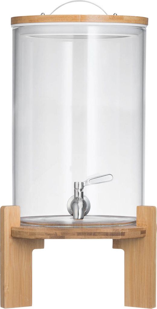 8L Luxus Getränkespender mit Zapfhahn aus Glas - XXL Produktbild 4