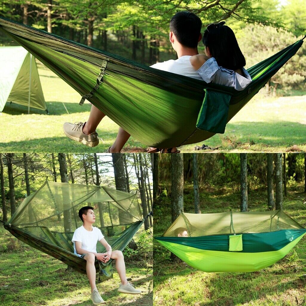 Topchances Camping-Hngematte mit Moskitonetz, Regenzelt