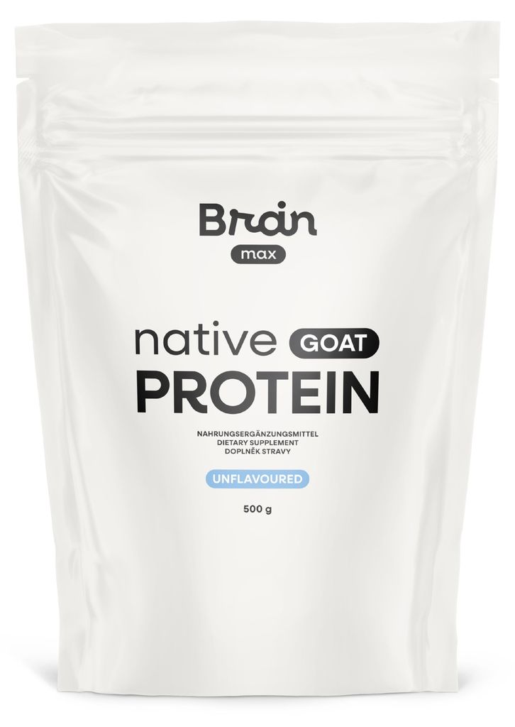 BrainMax, naturalny białek z kozy, bez smaku, 500 g Zdjęcie produktu 