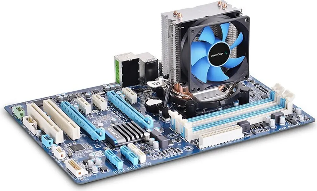 DeepCool ICE EDGE MINI FS V2.0 Processor Air cooler 8 cm Black, Blue, Silver 1 pc(s) - 9