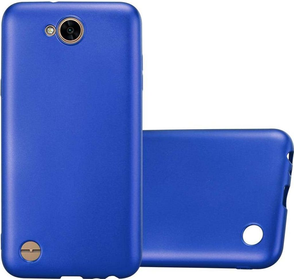 Cadorabo Schutzhülle für LG X POWER 2 Hülle in Blau Handyhülle TPU Silikon Etui Cover Case