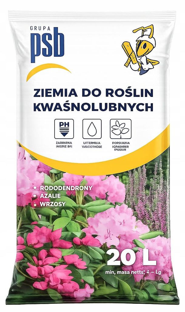 Potgrond voor planten die van zure grond houden, 20 liter – Productafbeelding 