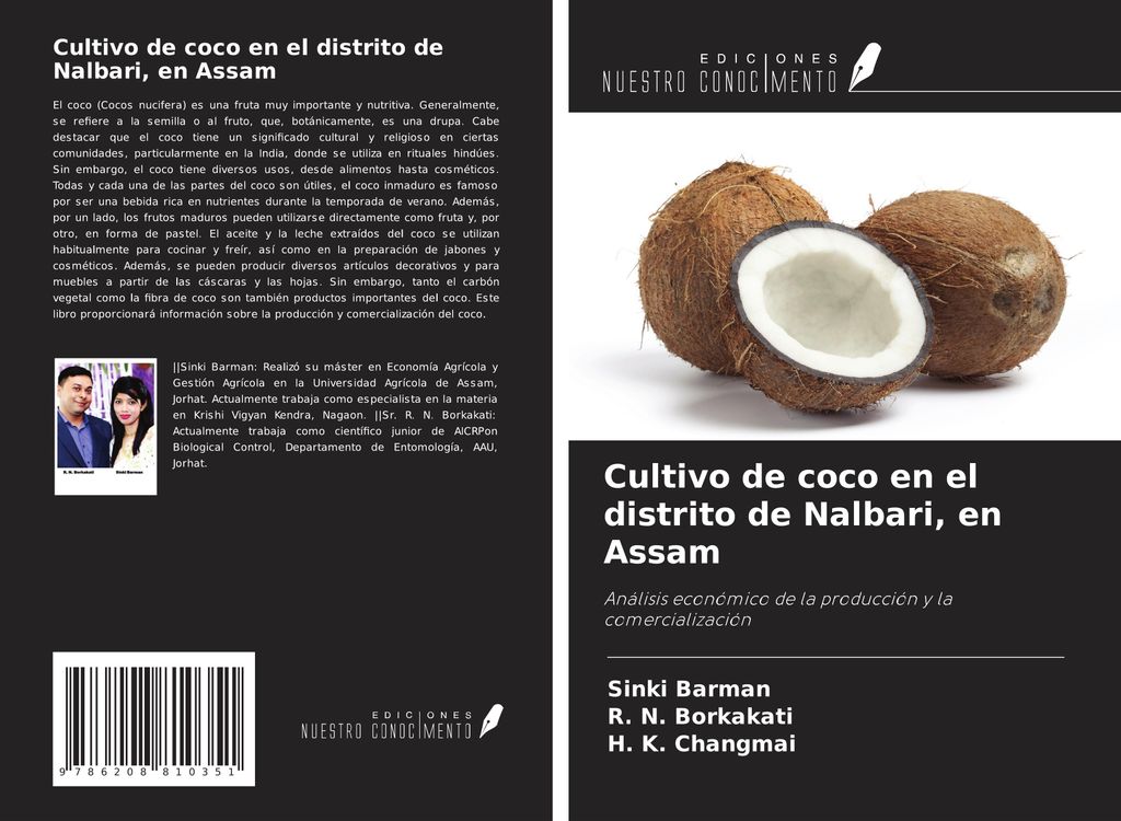 Cultivo de coco en el distrito de Nalbari, en Assam
