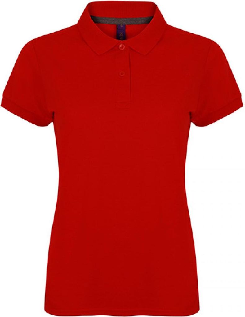 Henbury H102 | Damen Microfine-Piqué Polo Shirt / - Farbe: Classic Red - Größe: M