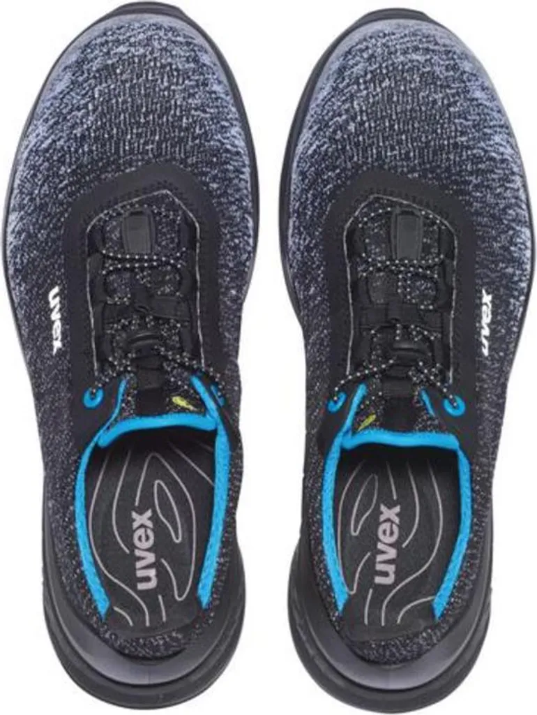 Chaussures basses uvex 1 G2 S1P noir bleu largeur 11 pointure 36 - 3