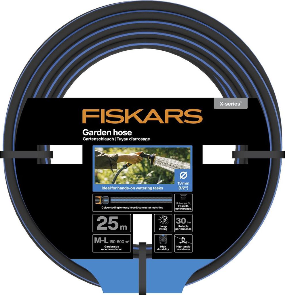 Fiskars X-Series Schlauch 13 mm (1/2 Zoll) 25 m 1076045