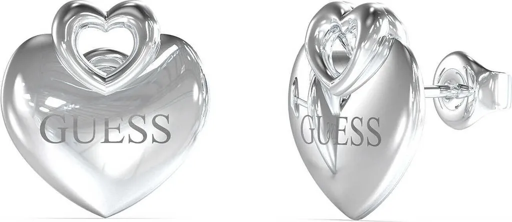 Orecchini Orecchini a perno Guess Silver Collection Crazy in love - donna