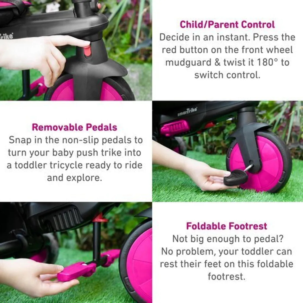 Tricycle STR3 smarTrike Pliage Compact avec Direction One Touch - 6