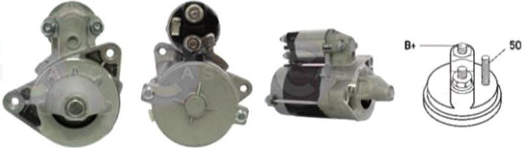 CASCO CST46100AS Starter Anlasser 0,80kW für SUZUKI Wagon R+ Schrägheck (EM) 12V