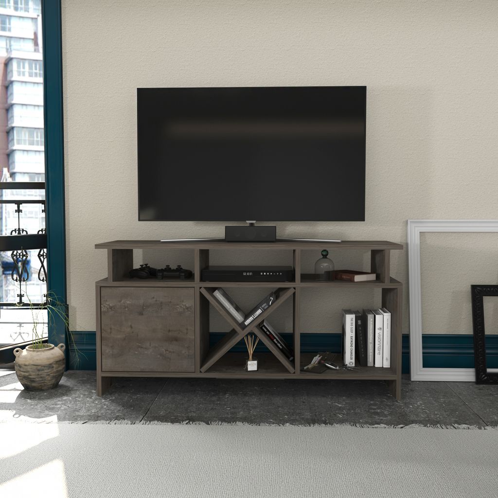Decorotika Auburn TV Möbel für TVs bis zu 55" | Wenge