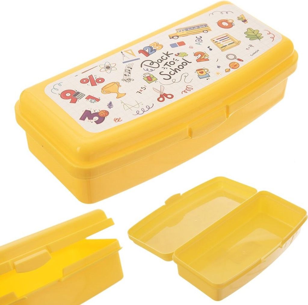 Orion Frühstücksbehälter Lunchbox Brotdose Frühstücksdose Aufbewahrungsbox für Schüler und Kinder 21x9,5x5,5cm