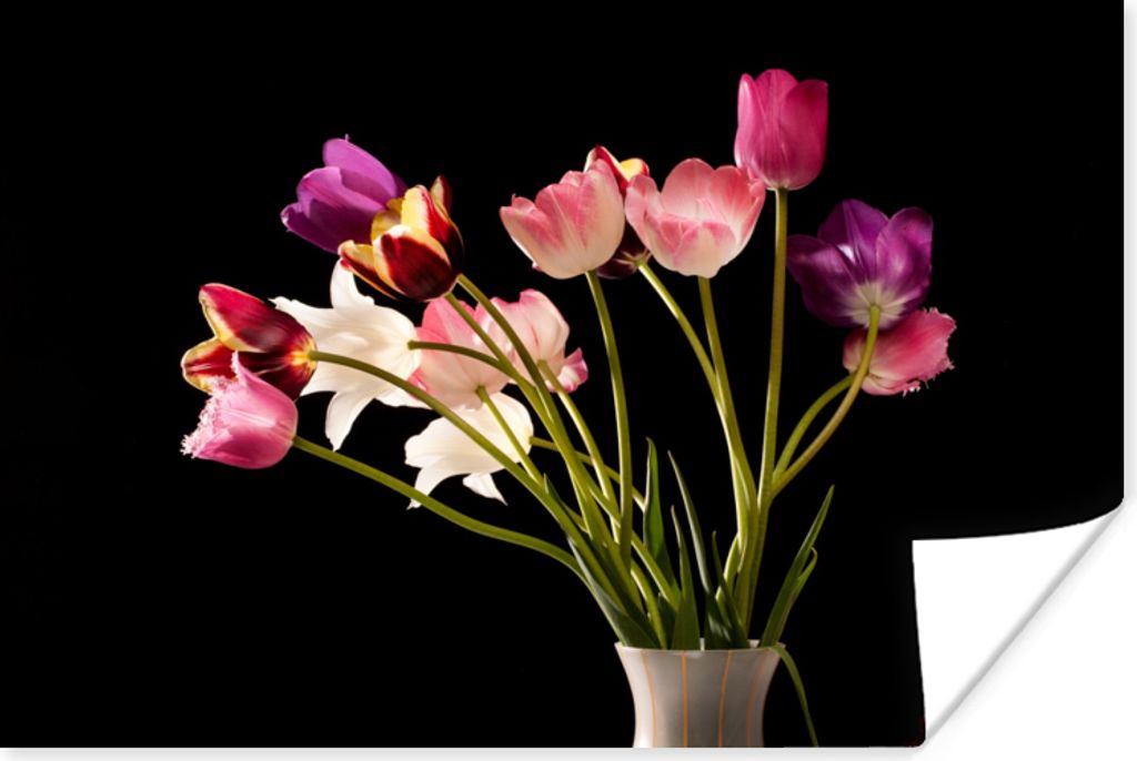 MuchoWow Poster Tulpen - Stilleben - Blumen 180x120 cm - Fotoplakat