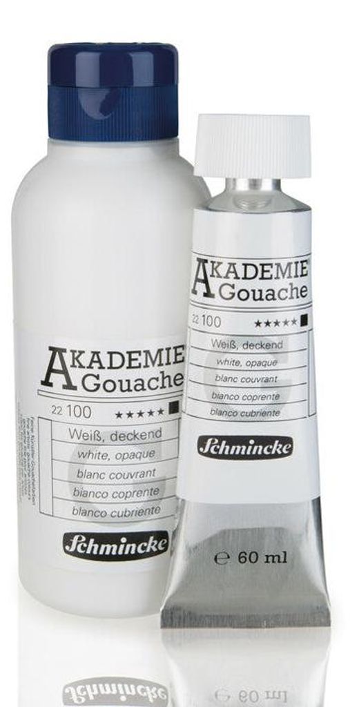 Schmincke AKADEMIE Gouache 250 ml - 100 Weiß, deckend Produktbild 