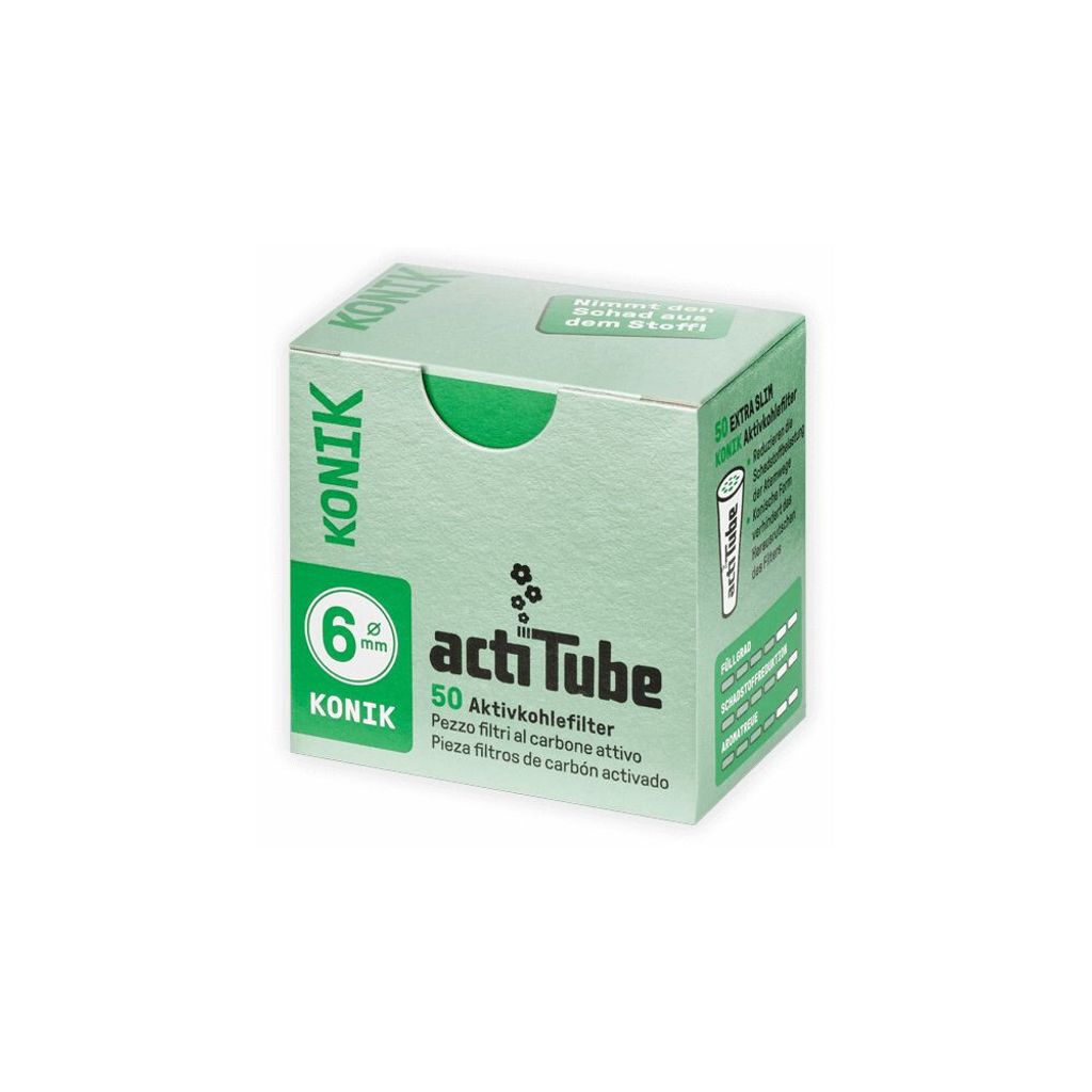 ActiTube Konik filtre à charbon actif 6 mm, 50 pcs. Image du produit 