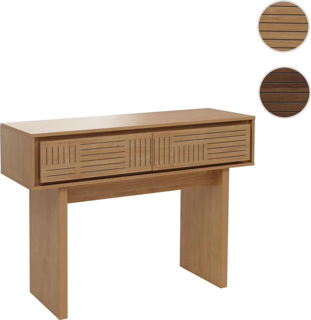 Table d'appoint console en bois d'orme naturel avec tiroir de rangement - 8