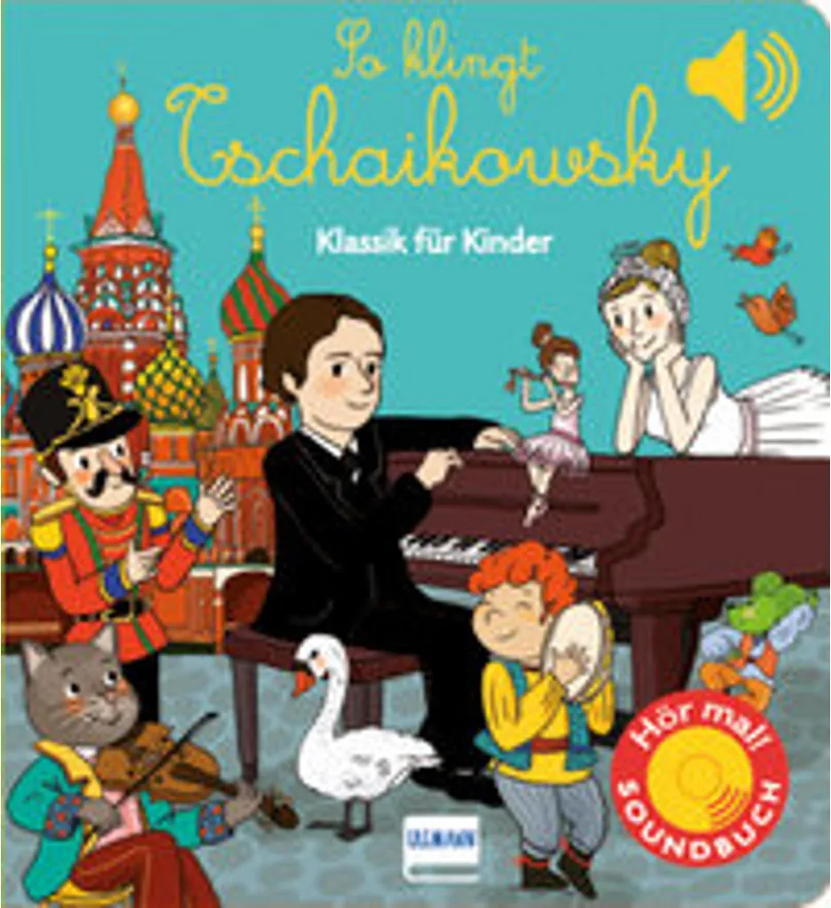 Livre musical enfant Tchaïkovski pour calmer et éveiller votre bébé
