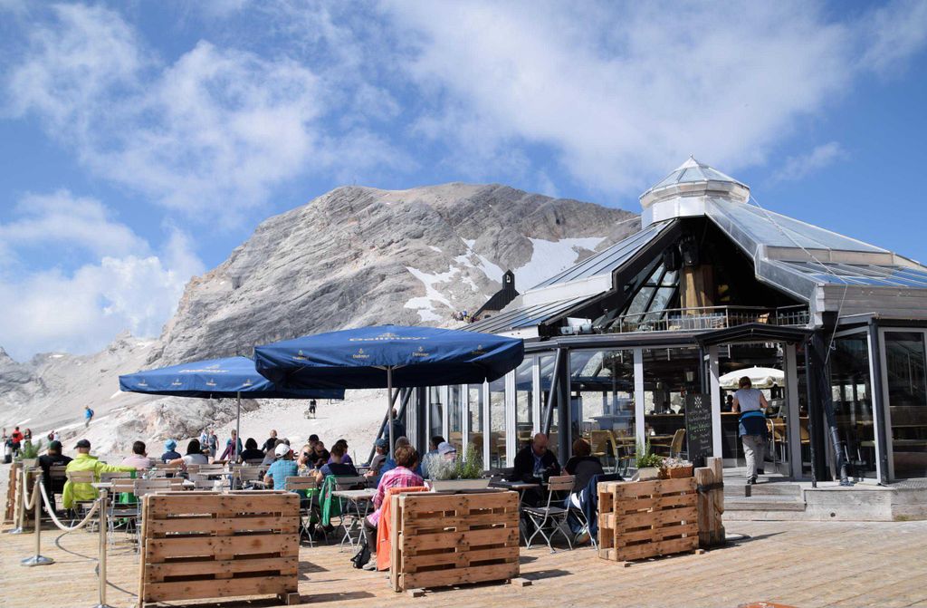 hansepuzzle 13465 - Zugspitze Puzzle, 500 Teile, Natur, 46,0 x 30,0cm mit hochwertiger Aufbewahrung, Kartonbox und wiederverschließbarem Beutel