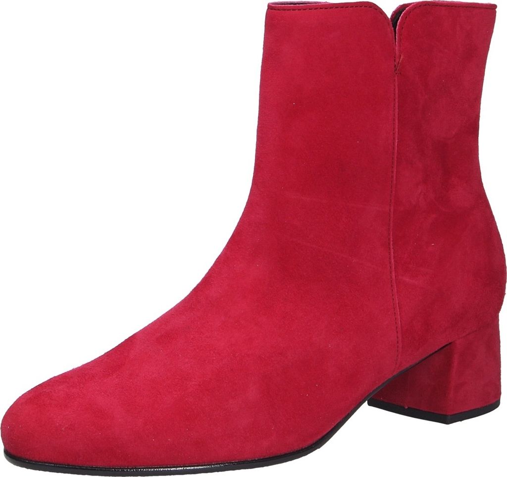 Gabor Damen Stiefeletten Rot Rauleder Größe: 35,5