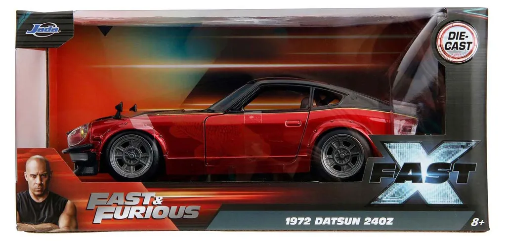 Datsun 240Z 1972 Fast & Furious Jada Toys - Portes Ouvrantes et Métal 1:24