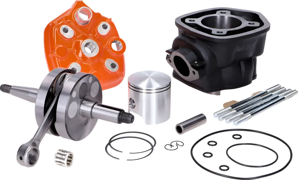 Kit 90cc MVT Iron Max Fonte et Vilebrequin Renforcé Axe 13mm Derbi D50B