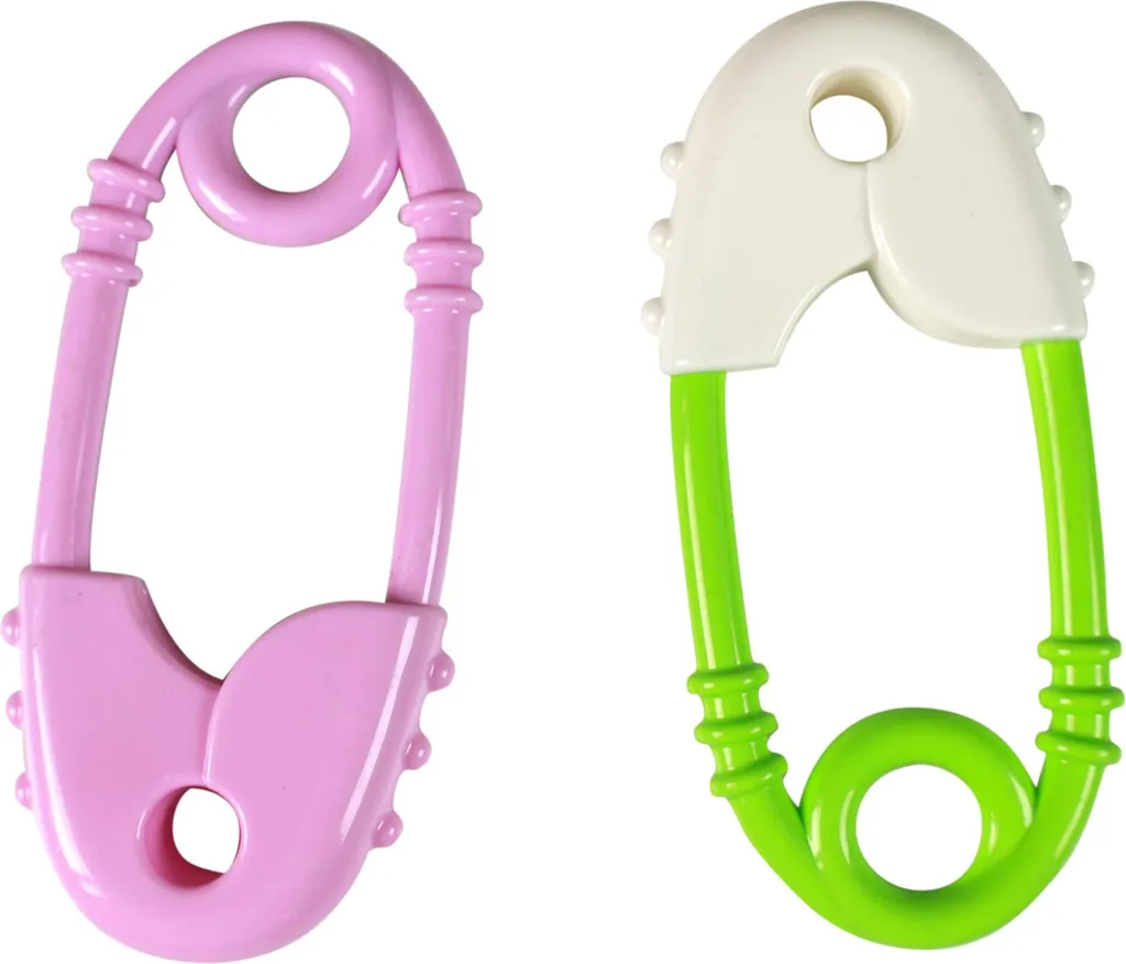 Hochet épingle à nourrice coloré multicouche - Stimulation sensorielle
