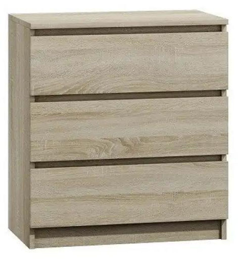 Topeshop M3 SONOMA, Eiche, 3 Schublade(n), Partikelbord, Produktbild 