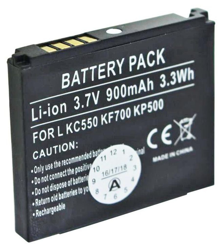 Batteria AccuCell adatta per LG KC550, KF690, KF700, KP500, Immagine del prodotto 