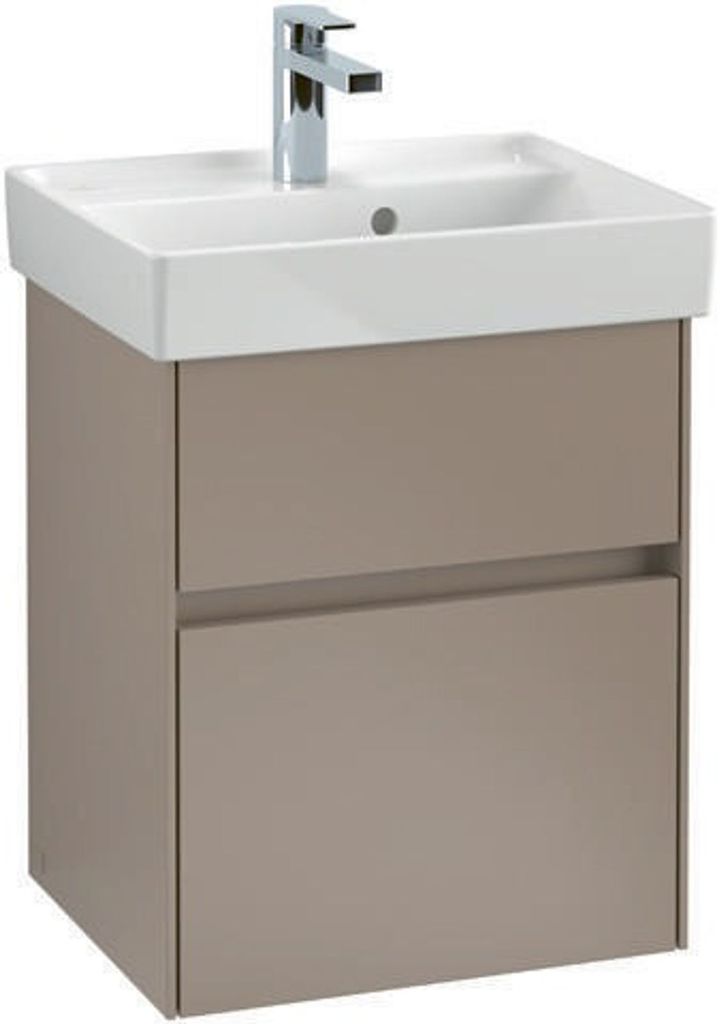 Villeroy & Boch Waschbeckenunterschrank Collaro C00600 460x546x374mm Eckig Glossy White