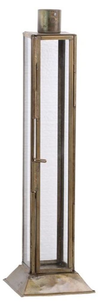 Chic Antique Kerzenständer mit Deko Fenster 22 cm Glas Produktbild 