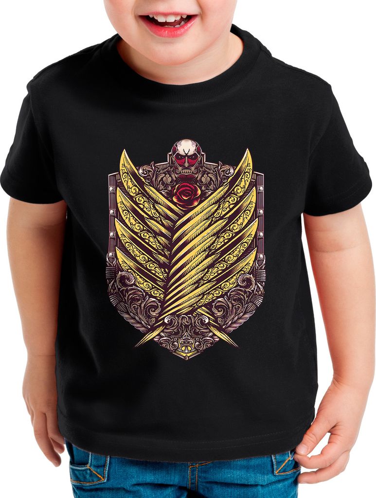 A.N.T. Victorian Colossus Kinder T-Shirt attack anime japan manga on titan aot
