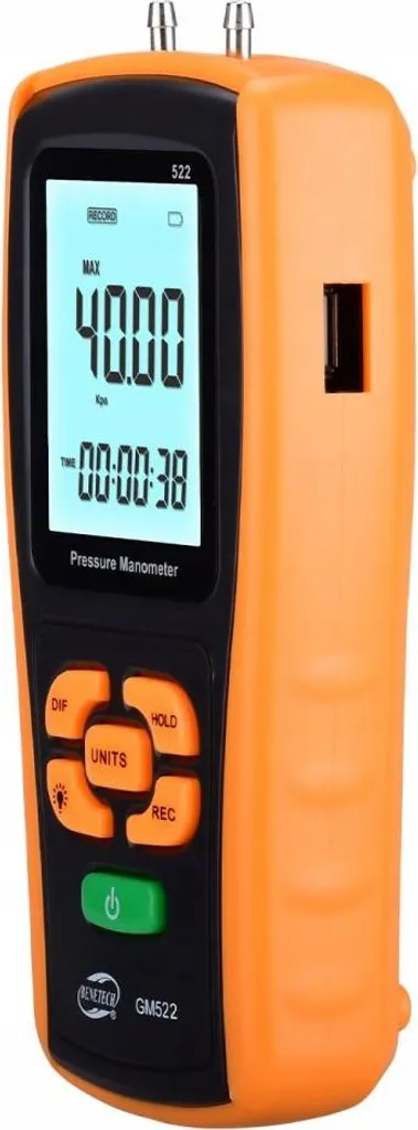 Manomètre différentiel numérique avec connexion USB gris haute précision - 2