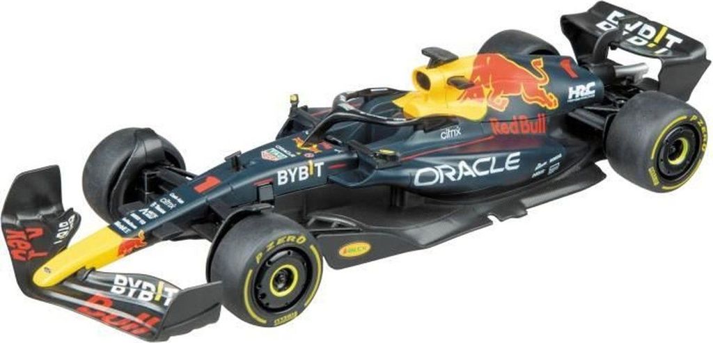 Red Bull F1 RB18 ferngesteuertes Auto – Maßstab 1:18 – Schwarz/Gelb