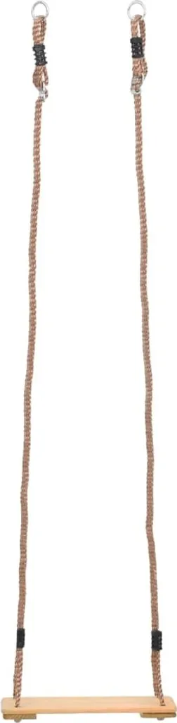 Balançoire en bois de pin massif 200 cm - Structure stable et durable