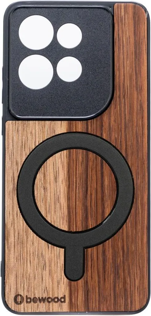 Bewood Motorola Edge 50 Neo Custodia Legno Mango e MagSafe Premium - 1