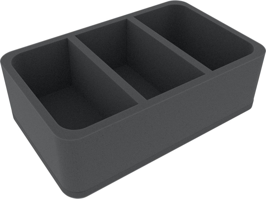 Schaumstoffeinlage für Eaglemoss Figuren, 3 Fächer, 15cm Marvel