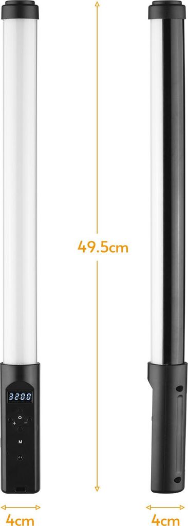 Ręczna lampa wypełniająca LED z tubą wideo 3200K-5500K, z Zdjęcie produktu 