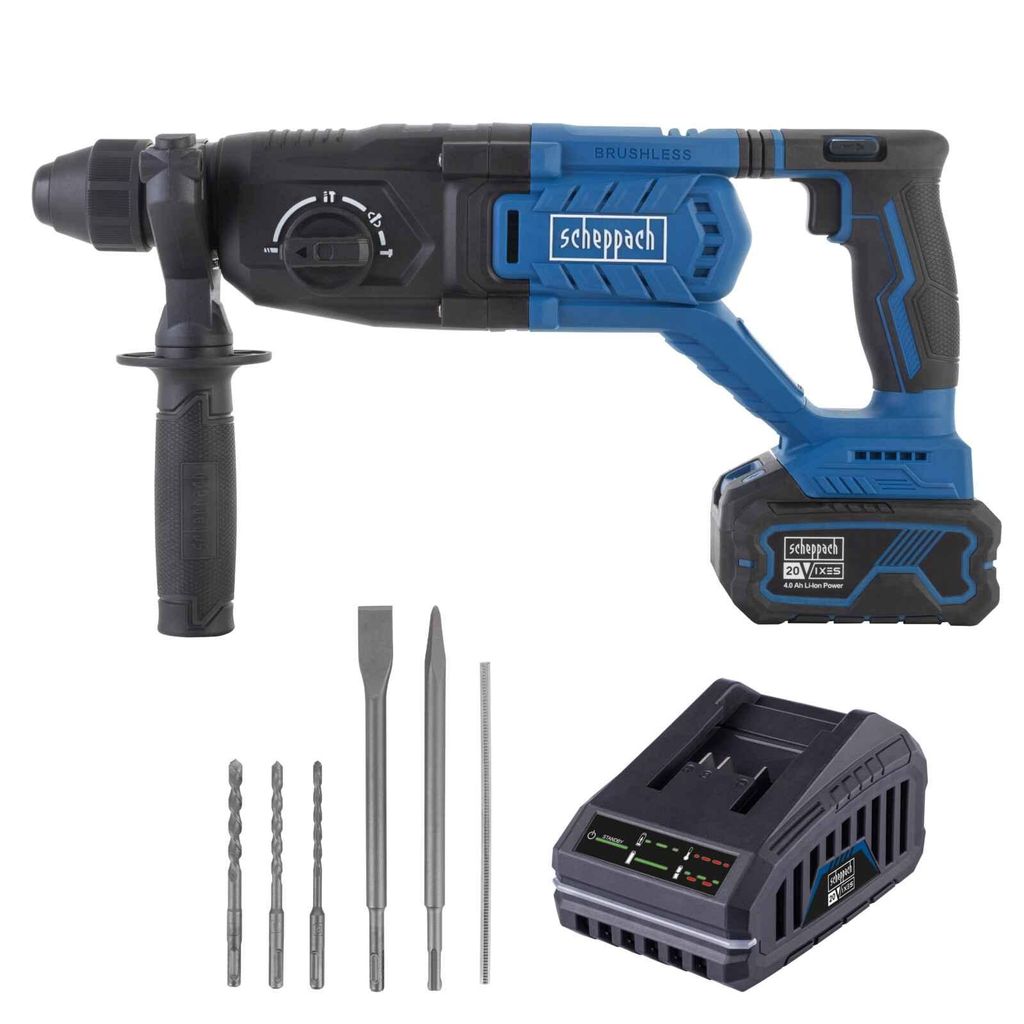 Scheppach Akku-Bohrhammer BC-DH290-X - 20V IXES | 2,8J Produktbild 