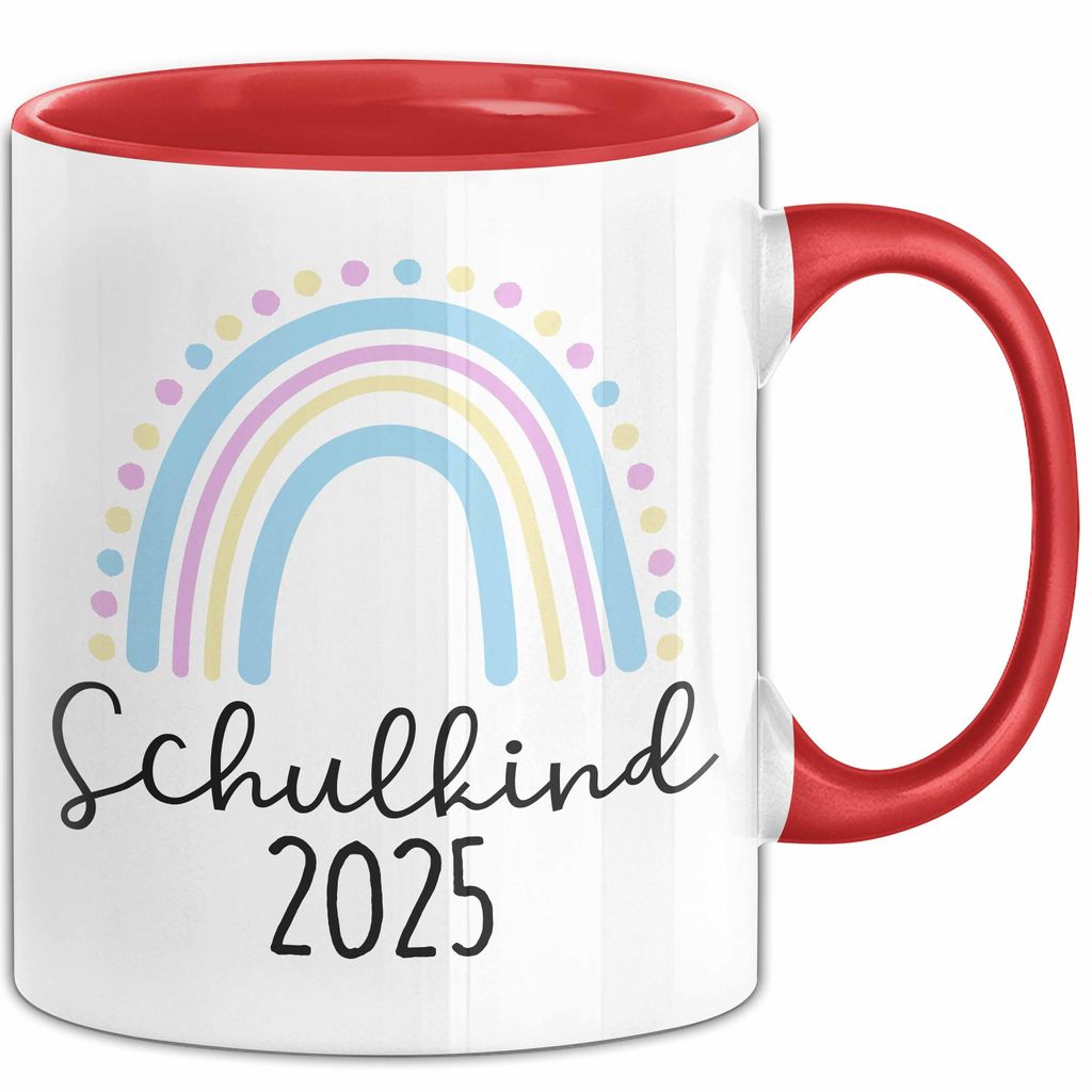 Trendation - Einschulung Mädchen 2022 Geschenk Tasse Schulstart 1. Schultag Schuleinführung Schulanfang Geschenkidee 2022 Schulkind Ich Glitzer J...