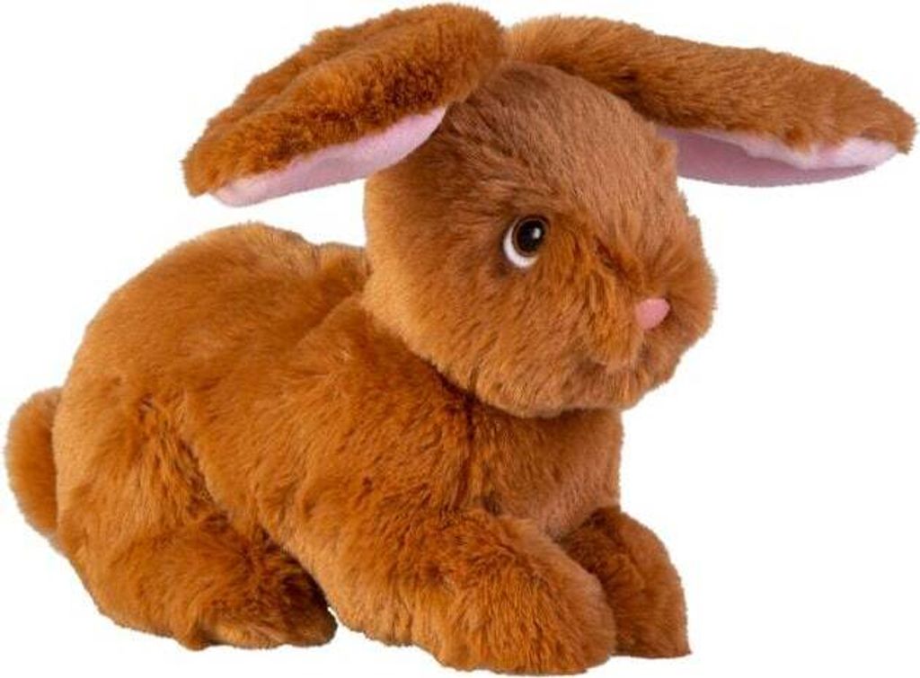 Besttoy - Plüsch-Hase - sitzend - braun - ca. 19 cm