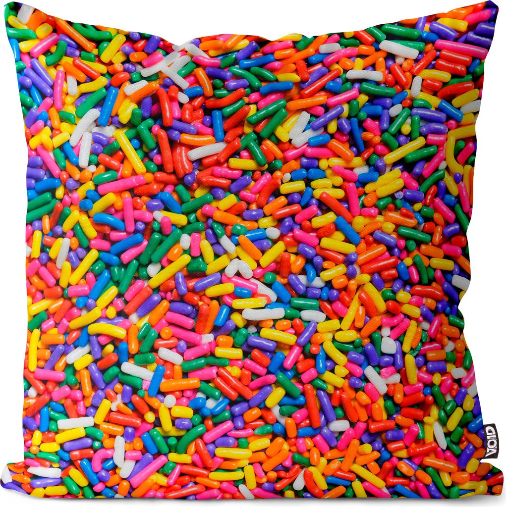 VOID Bunte Streusel Backen Kuchen Kissenbezug Kissenhülle Sofakissen Kissen Deko Outdoor-Kissen Dekokissen