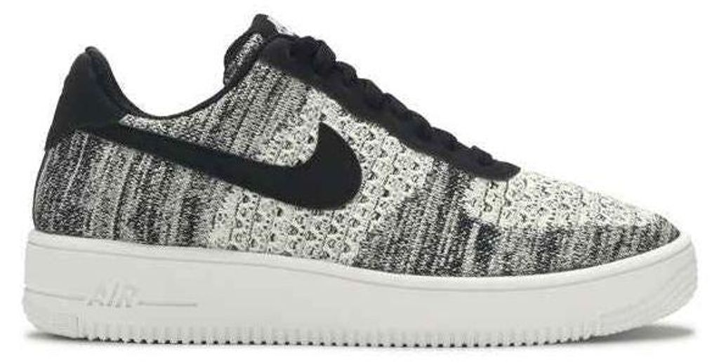 Nike Air Force 1 Flyknit 2 Black Pure Platinum - EU: 40.5 Zdjęcie produktu 