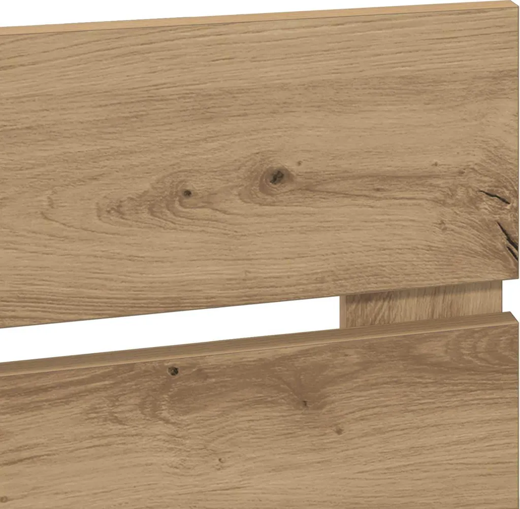 Testiera 140 cm in Legno Massello di Rovere