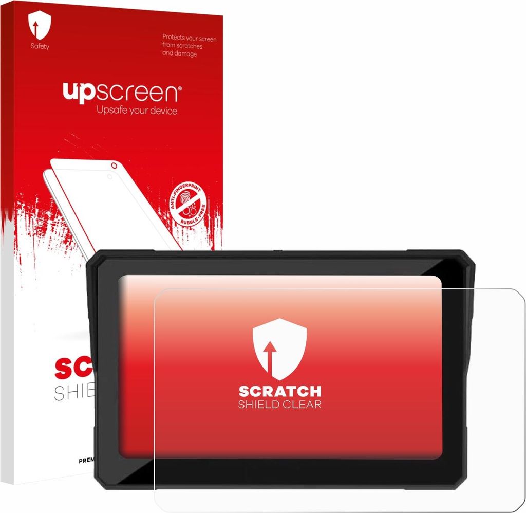 upscreen Schutzfolie für Carpuride W702 Plus 7" Displayschutz Displayschutzfolie Folie Klar Transparent