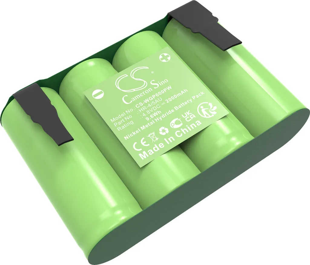 Batteria TECHTEK per Wolf Garten Accu 60 | Ricambio HR-4/5AU 2000mAh