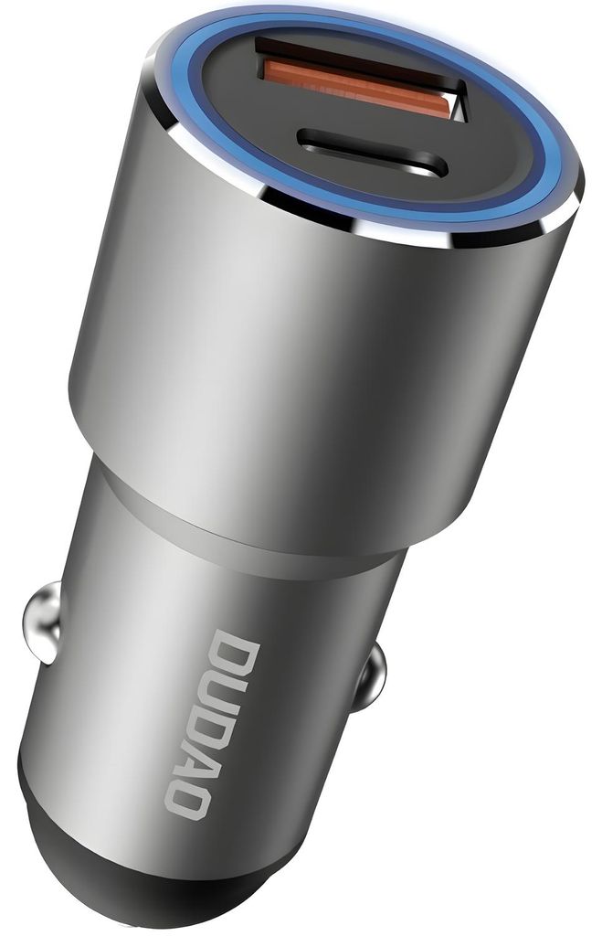 Adapter samochodowy Dudao R4PQ 22,5W - USB-A i USB-C z Zdjęcie produktu 