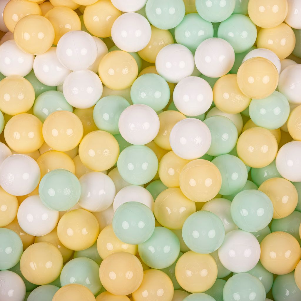 KiddyMoon Mehrfarbige Plastikbälle 700 ∅7cm Bälle Und Spielbälle Für Bällebad Für Babys Und Kinder