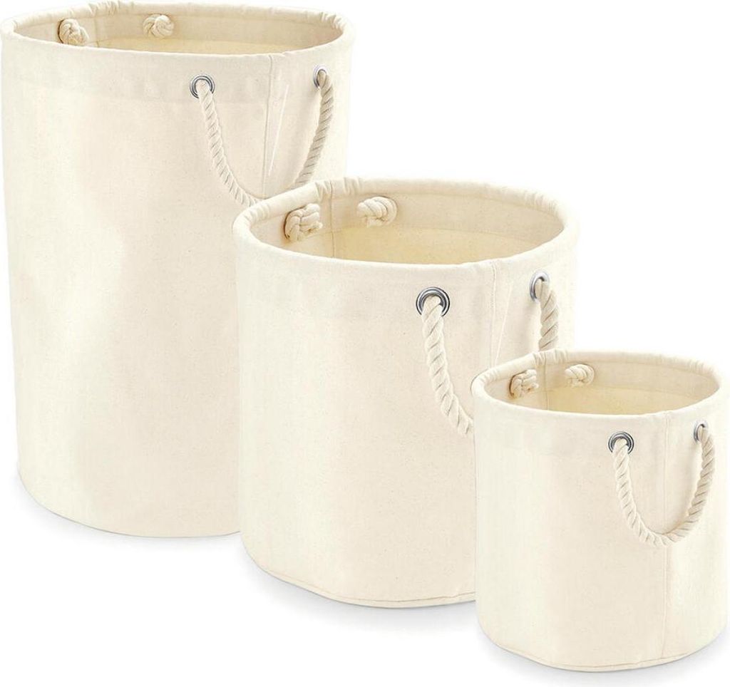 Westford Mill W580 | Heavy Canvas Storage Trug - Farbe: Natural - Größe: L