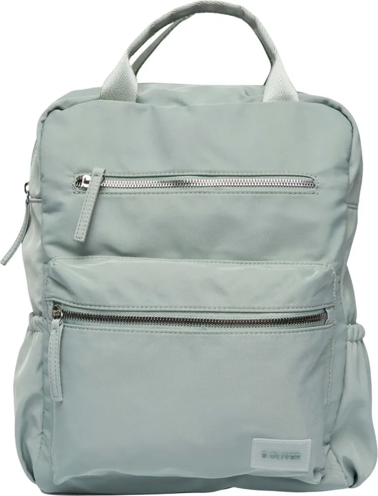 Backpack s.Oliver ergonomique menthe avec compartiment PC rembourré